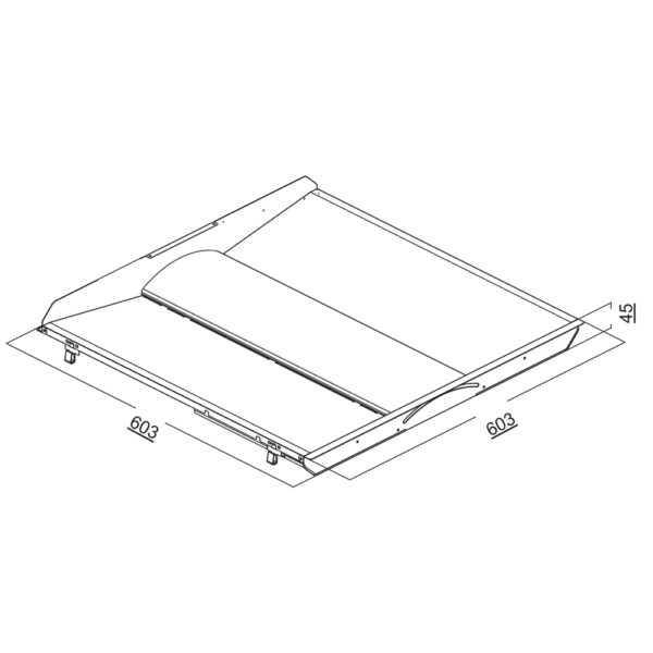 LED Center Basket Troffer, Value Select, 2' x 2', 25w, 5000K, 120-277v - Image 2