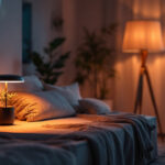 A photograph of a well-lit interior space featuring stylish can lights