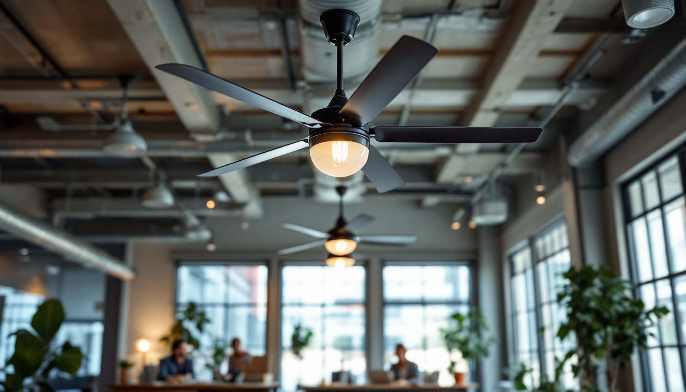 A photograph of a well-lit commercial space featuring a sleek