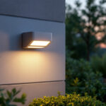 A photograph of a sleek