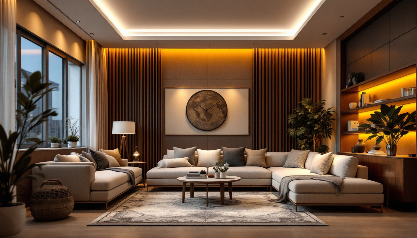 A photograph of a well-designed interior space showcasing recessed led lighting in various settings