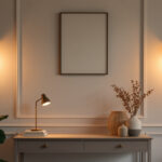 A photograph of a beautifully designed interior space featuring a variety of stylish sconces lighting fixtures