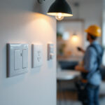 A photograph of a variety of wall outlets in a well-lit