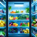 A photograph of a brightly lit