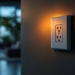 A photograph of a well-designed socket outlet in a modern setting