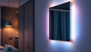 A photograph of a sleek