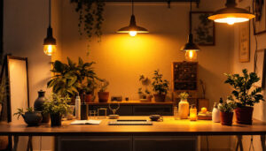 A photograph of a well-lit