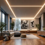 A photograph of a sleek