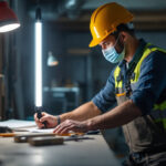 A photograph of a lighting contractor efficiently using tube8w technology on a job site