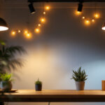 A photograph of a well-lit interior space showcasing various styles of canned light covers in use