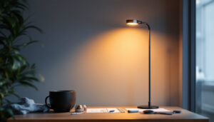 A photograph of a sleek