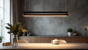 A photograph of a sleek