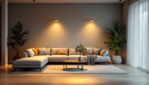 A photograph of a sleek
