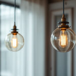 A photograph of a beautifully designed pendant chandelier light hanging in an elegant setting