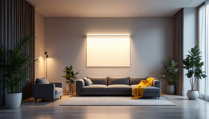A photograph of a sleek