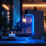 A photograph of a sleek