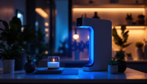 A photograph of a sleek