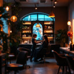 A photograph of a beautifully lit beauty salon interior