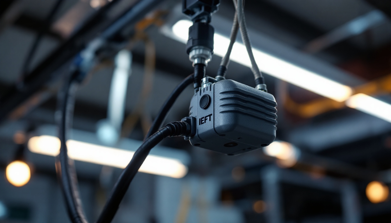 A photograph of a close-up of a lighting installation featuring a ballast