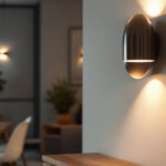 A photograph of a beautifully designed room featuring stylish led wall sconces that highlight their illumination effects