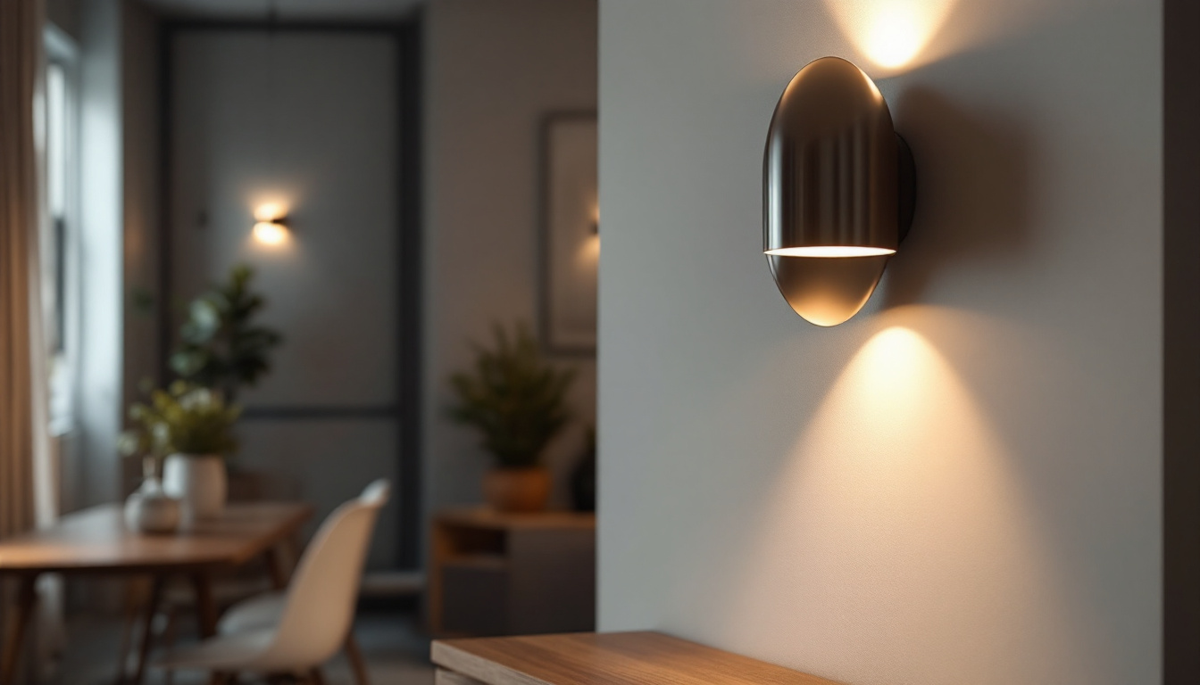 A photograph of a beautifully designed room featuring stylish led wall sconces that highlight their illumination effects