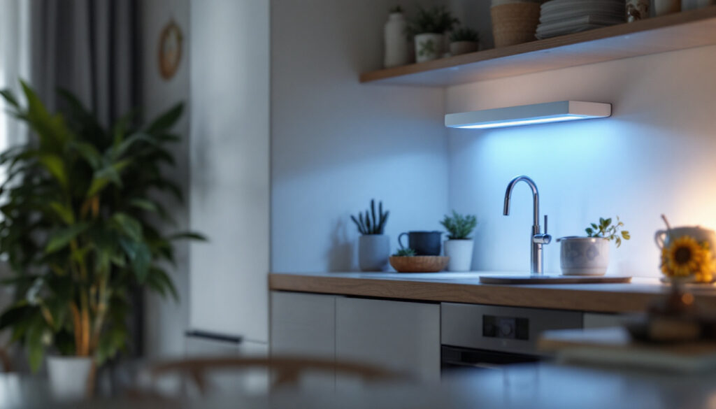 A photograph of a sleek