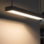 A photograph of a sleek