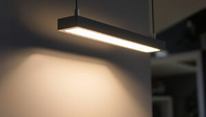 A photograph of a sleek