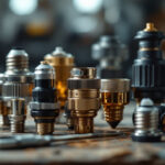 A photograph of a variety of light socket types displayed together