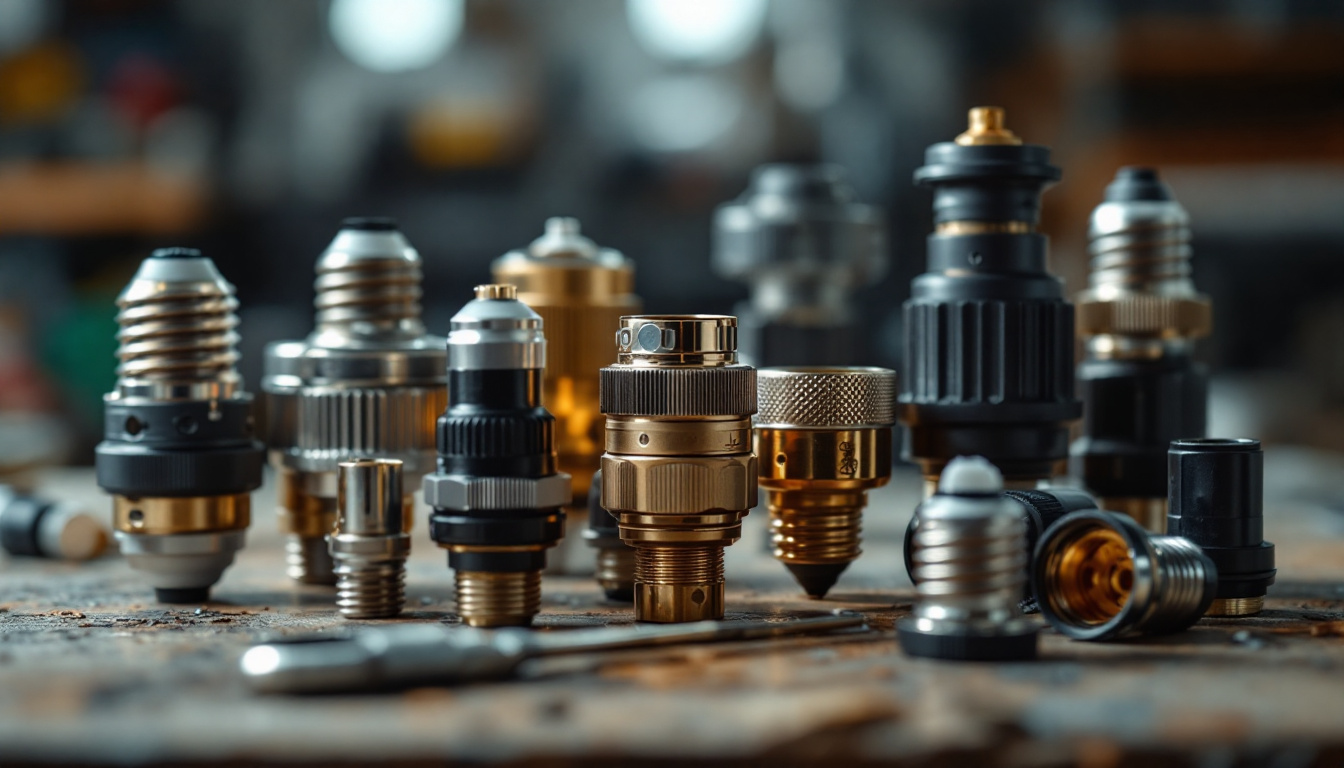 A photograph of a variety of light socket types displayed together