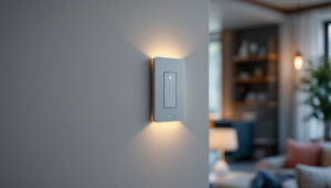 A photograph of a sleek