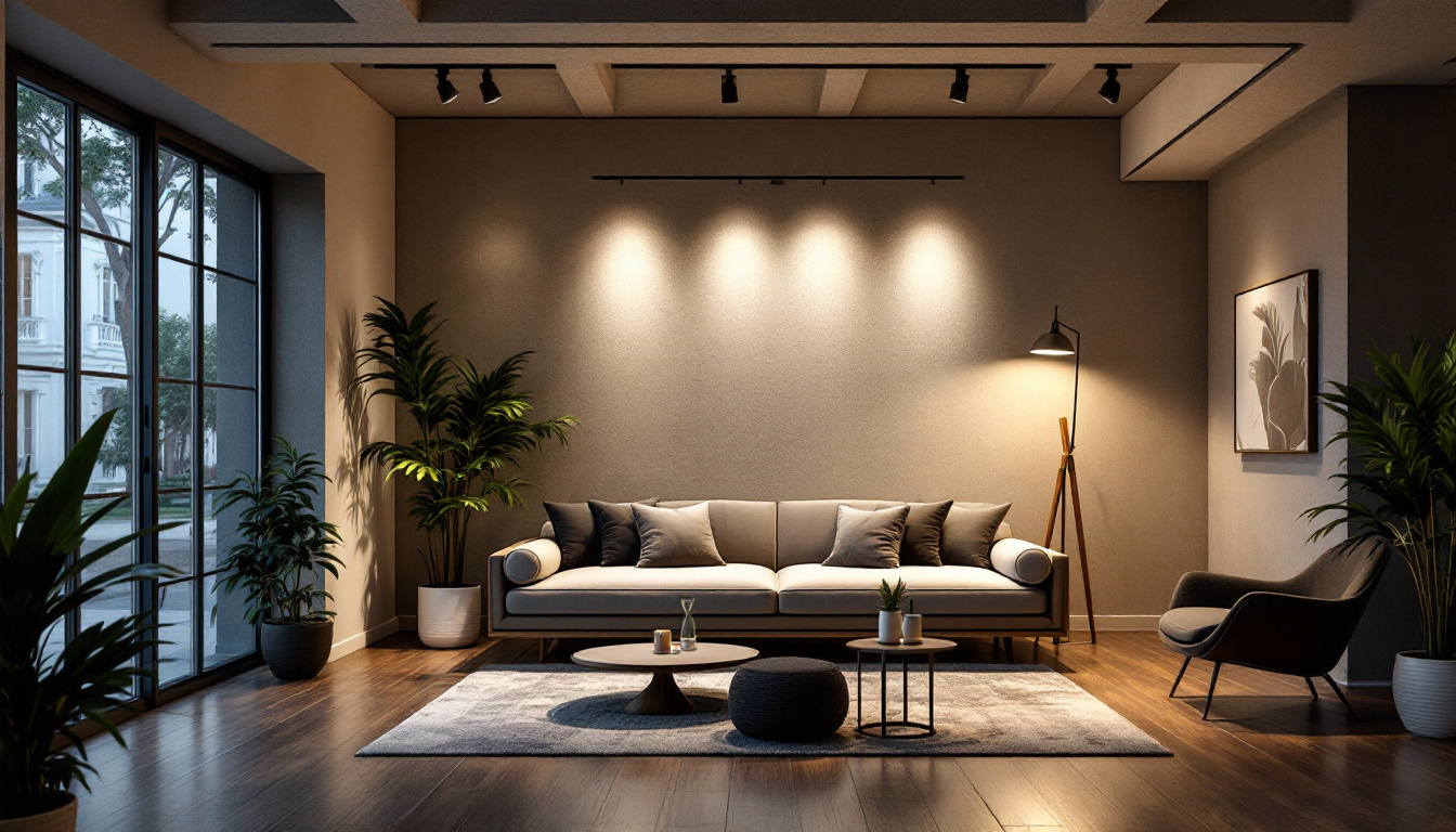 A photograph of a well-lit interior space showcasing the contrast between traditional f12 lighting and the innovative t12 lighting