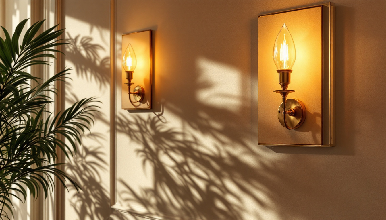 A photograph of a beautifully styled interior space featuring elegant wall sconces