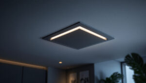 A photograph of a sleek