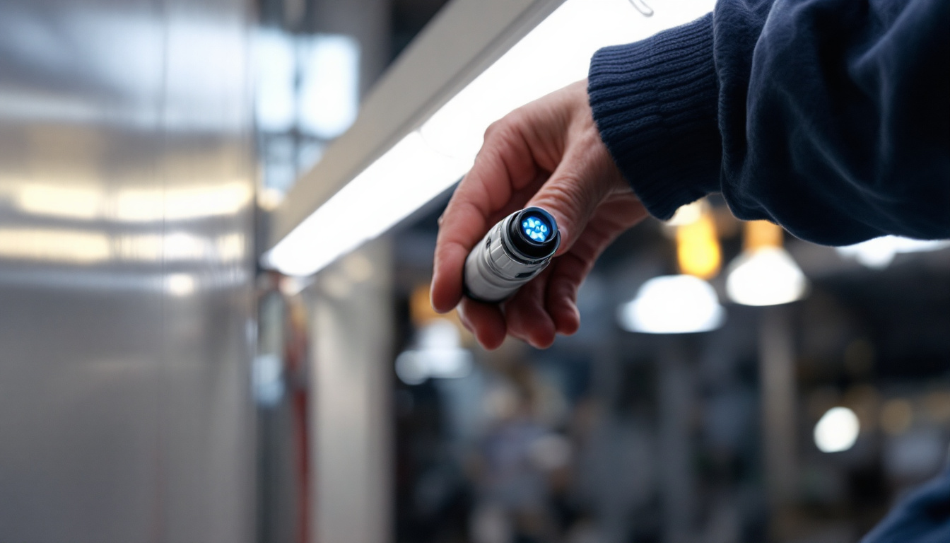 A photograph of a wago 221-413 connector being used in a lighting installation