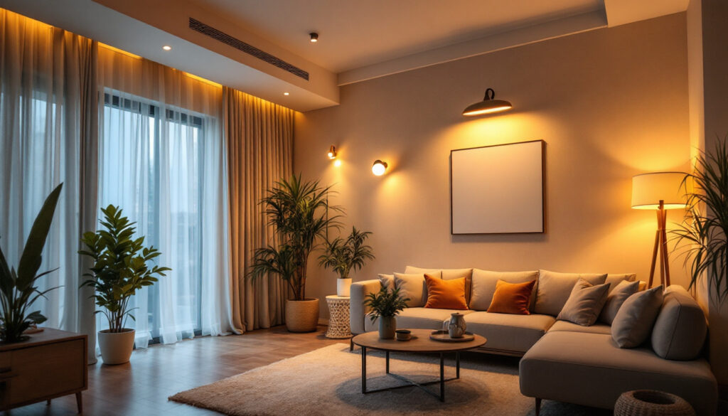 A photograph of a well-lit