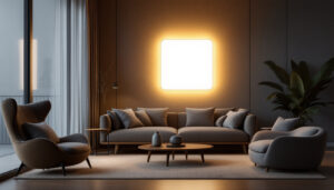A photograph of a sleek