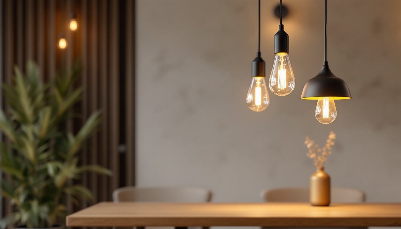 A photograph of a beautifully designed pendant lighting fixture in a stylish interior setting