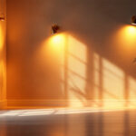 A photograph of a beautifully designed room showcasing various light covers on the walls