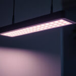 A photograph of a sleek and modern 48 led fixture in a well-lit setting