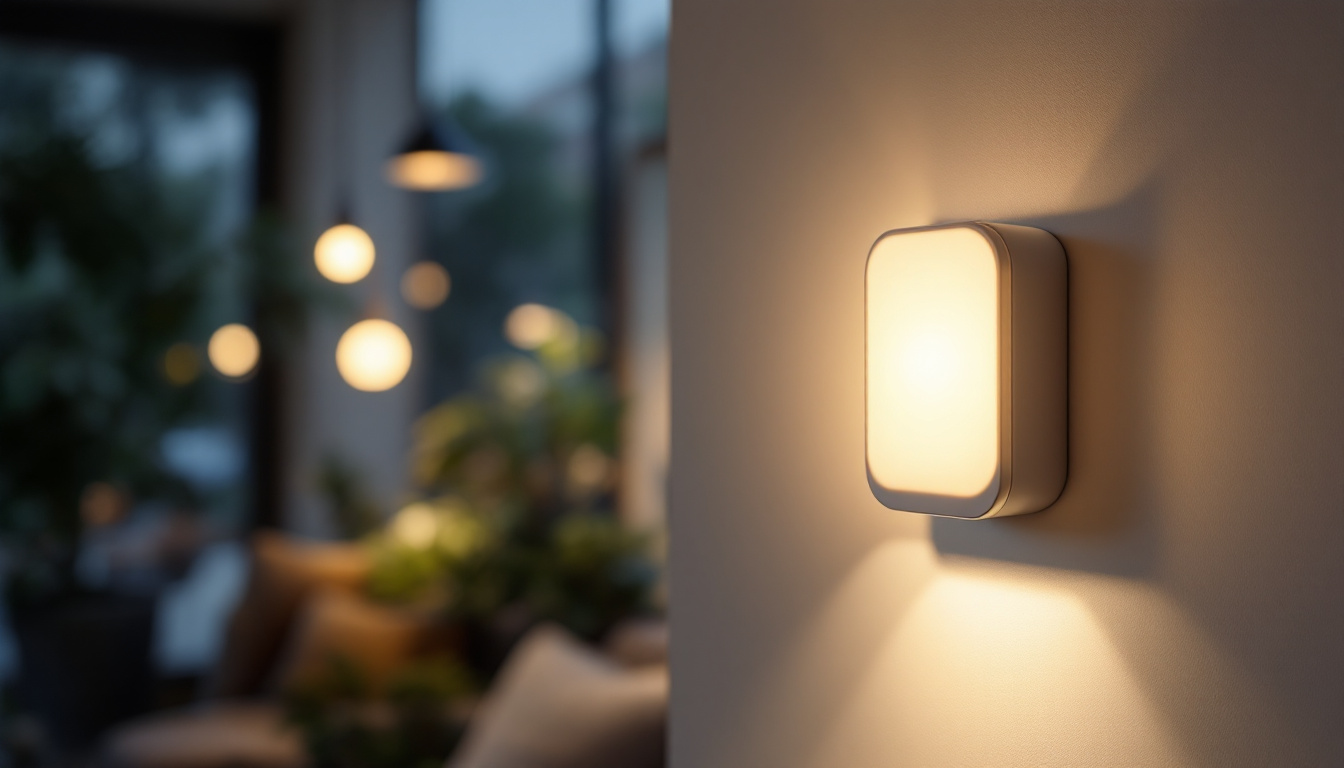 A photograph of a modern light sensor in action