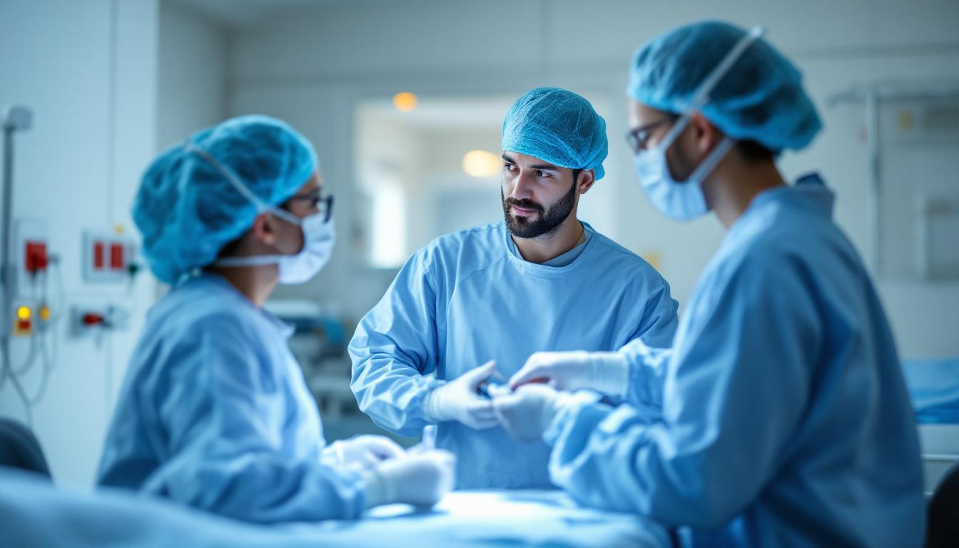 A photograph of a healthcare team engaged in a training session
