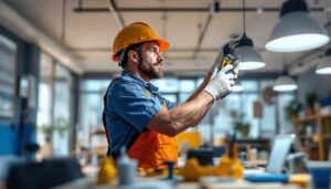 A photograph of a modern