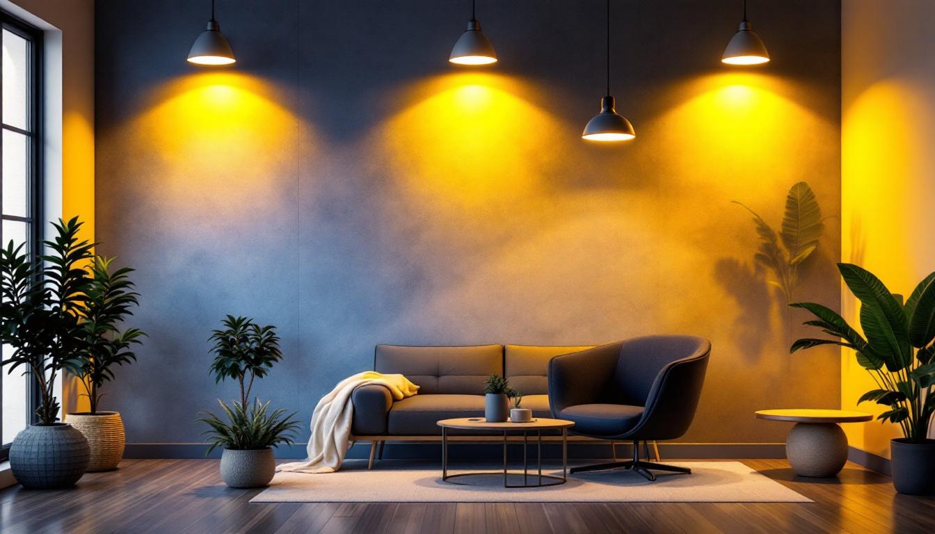 A photograph of a well-lit interior space featuring surface-mounted can lights