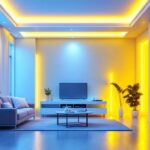 A photograph of a well-lit interior space showcasing various led trim lighting solutions