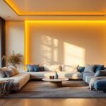 A photograph of a beautifully designed room illuminated by innovative ac lighting solutions