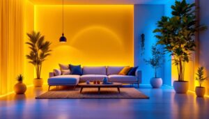 A photograph of a vibrant