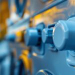 A photograph of a close-up of various clothes dryer outlet types