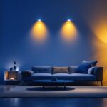 A photograph of a well-lit interior space showcasing insulated recessed can lights in action