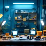 A photograph of a well-lit